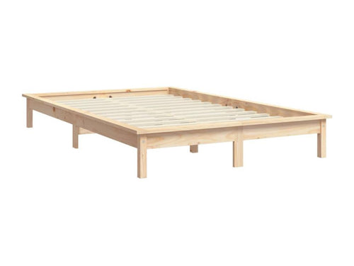 Bed frame 150x200 cm Solid pine wood Extra large KFAA32118