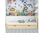 Single wooden bed - with drawer N02 Light Pine 120x180 CZIZ54081