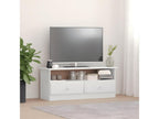 Zensova TV stand with drawers, white, 100x35x41 cm, solid pine wood, NXSL68213