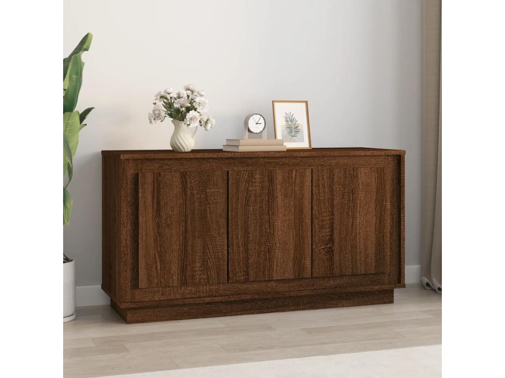 Brown oak sideboard 102x35x55 cm Zensovaingénierie BVAD74552