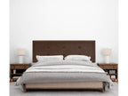 Zensova Zensova Headboard with 2 Zensova Buttons 160x105cm with Legs for 150/160 Beds - Brown DYWH36753