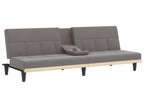 Sofa bed with cup holders, fabric MTRC62687