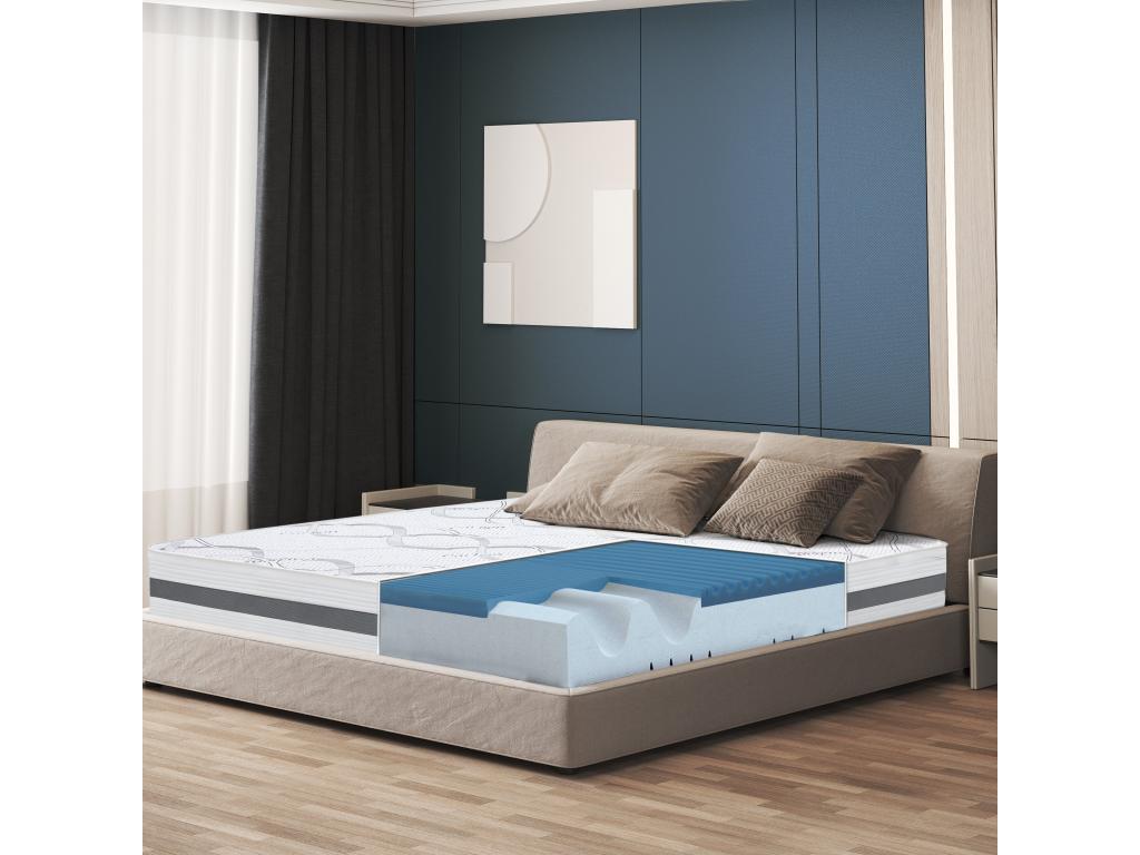 Single Mattress 120x220 with Memory Foam - Premium Quality - Height 22 cm - Made in Italy KTLZ35945