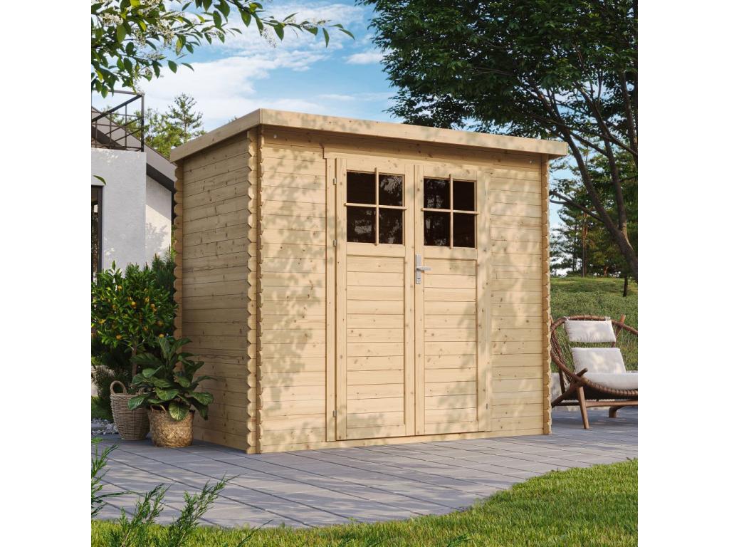 Zensova M310F Wooden Garden Shed - High-Quality Lockable Door - 2.63 m² UWWF79399
