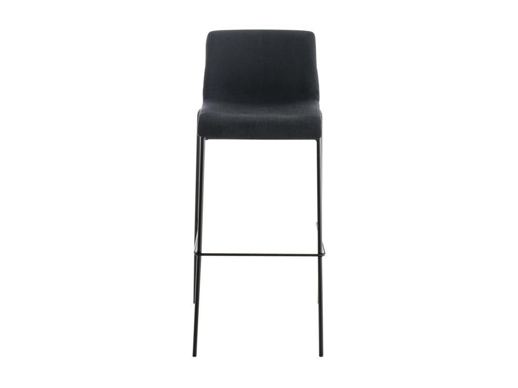 Bar stool x1 grey metal 43x48x100 cm 10 0004955 CHZU99706
