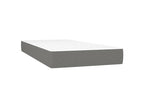 Bed base with mattress, Dark Grey 80x200 Fabric KRMW00973