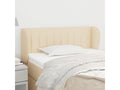 Headboard with wings, Cream, 103x23x78/88 cm, Fabric PWOZ09173
