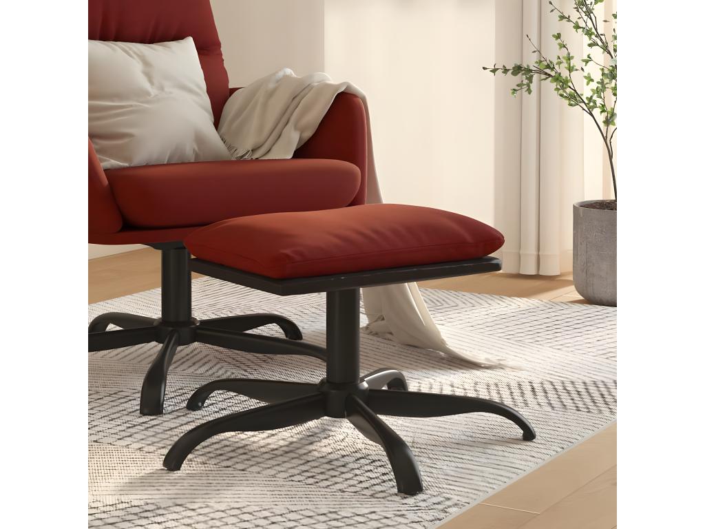 Zensova footrest 60x60x36 cm Zensova and faux leather TWMP43725