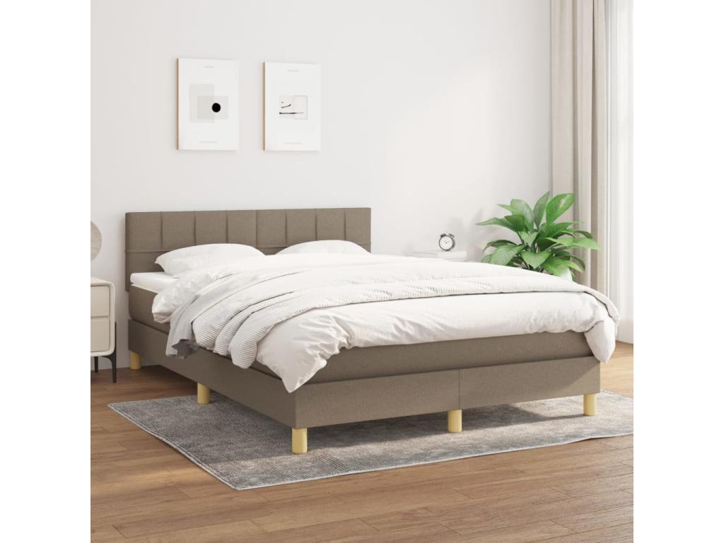 Zensova upholstered bed with Zensova mattress 140x200 cm Zensova KJUY39175