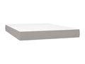 Zensova upholstered bed with light grey mattress 140x200cm Zensova EOJI30827