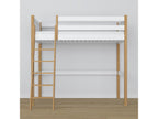 Wooden loft bed N04 White / Natural Oak 90x200 FRGM50411