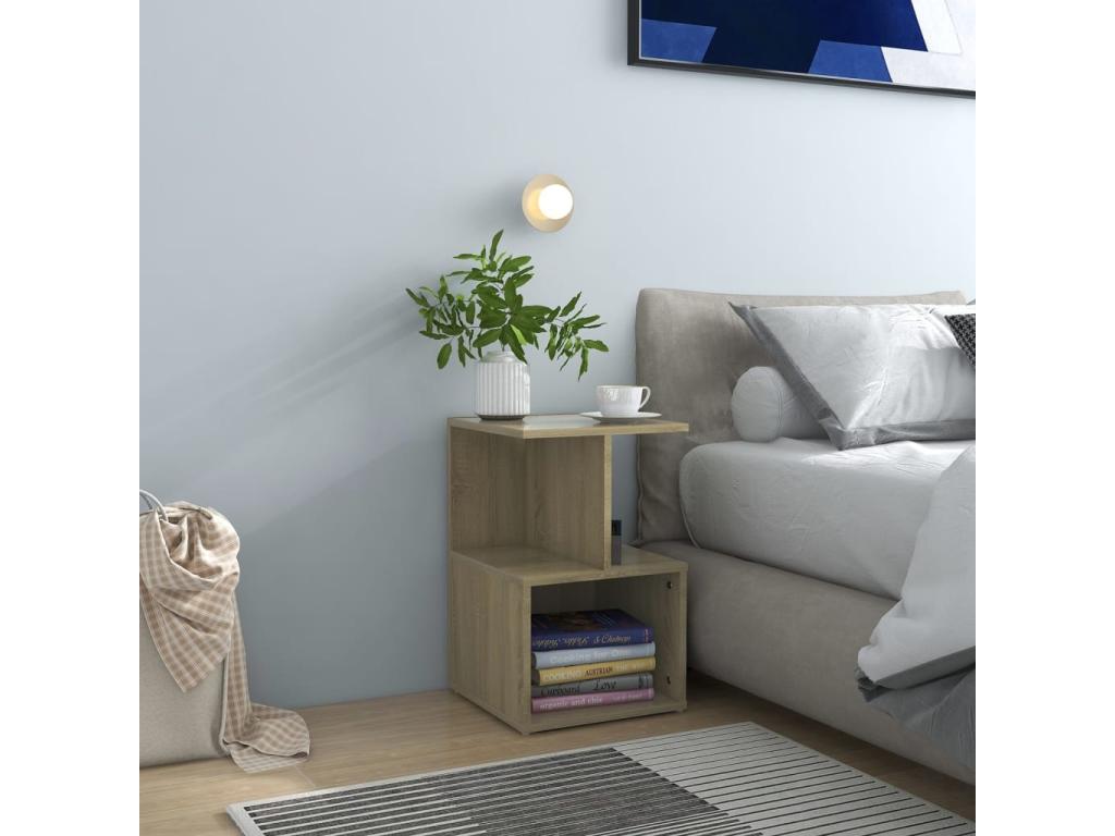 Zensova Oak Bedside Table 35x35x55 JPTO41939