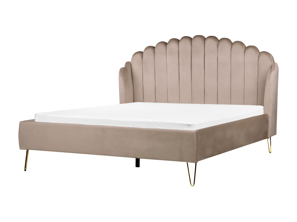Bed with Zensova Velvet 160x200 cm Zensova CBXO85043