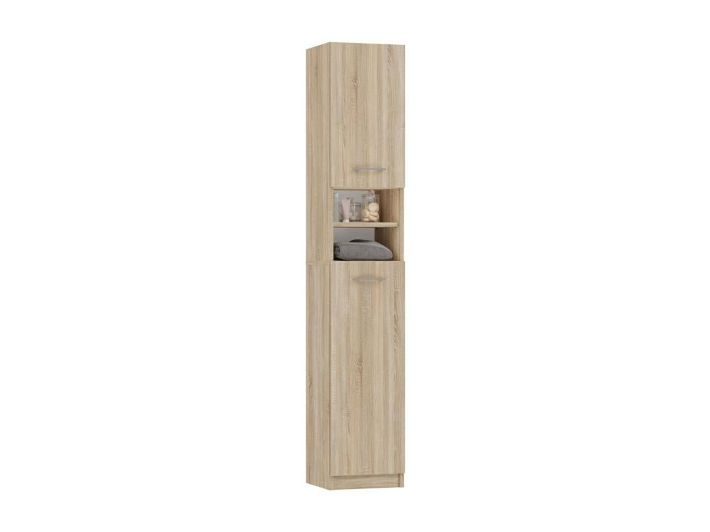 Zensova - Modern Style Bathroom Column - 183x32x30 - 2 Door Shelves - Zensova FJPT76394