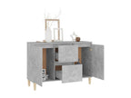 Concrete Gray Sideboard 103.5x35x70 cm Chipboard NDWX57853