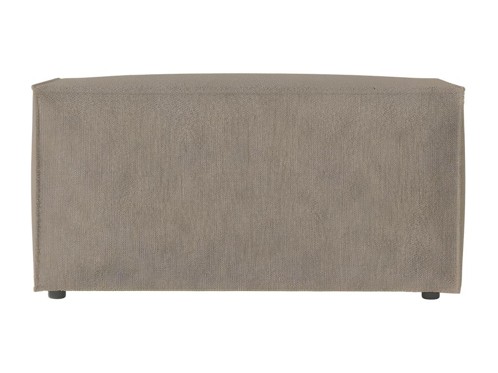 Lumenao looped fabric pouf - W90 x D50 x H41cm - Lumenao WUPR38219