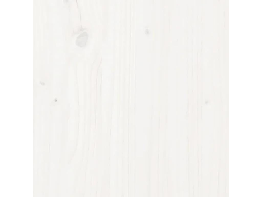 Wall-mounted headboard, white, 147x3x60 cm, solid pine wood, XOXG82351