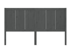Grey Headboard 125.5x4x100 cm Solid Pine Wood HTST71910