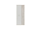2-door shoe cabinet, white with aged wood finish - Elariva HOMR52963