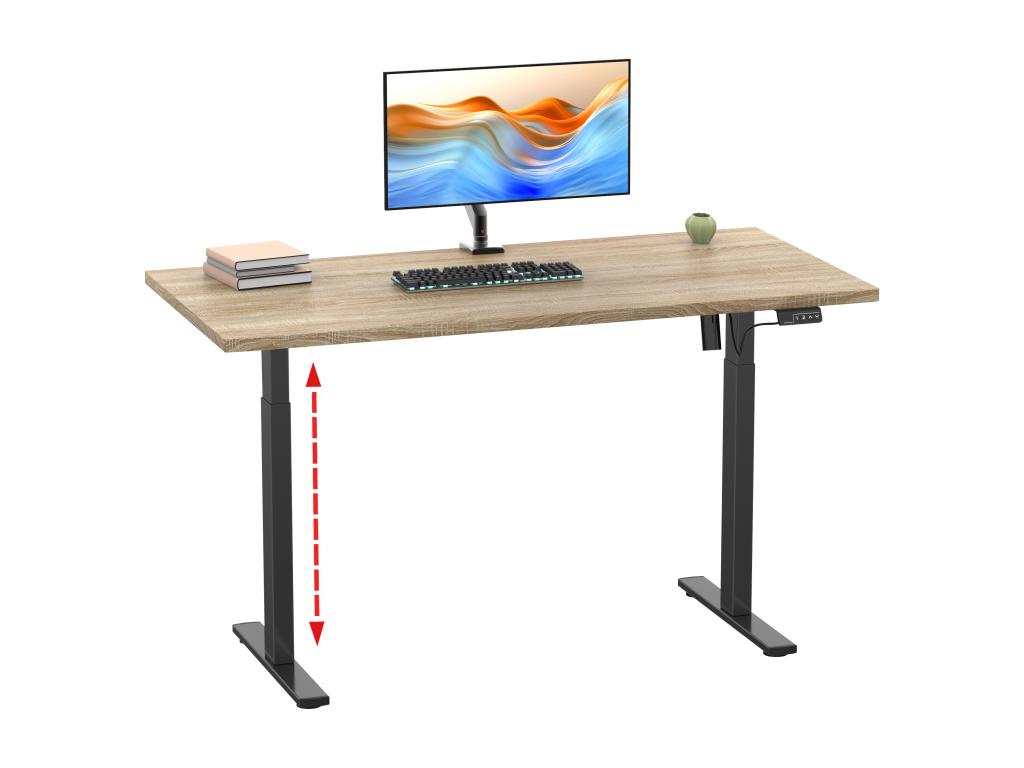 Zensova desk infinitely height adjustable electrically Zensova 110x80 Zensova Oak Zensova YXSZ05434