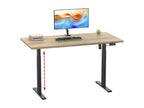 Zensova desk infinitely height adjustable electrically Zensova 110x80 Zensova Oak Zensova YXSZ05434