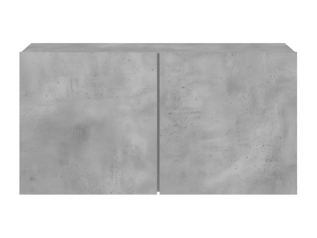 Wall-mounted TV unit, concrete grey, 80x30x41 cm EBFW60728