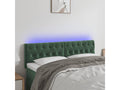 Dark Green LED Headboard 144x7x78/88 cm Velvet EXEE51182
