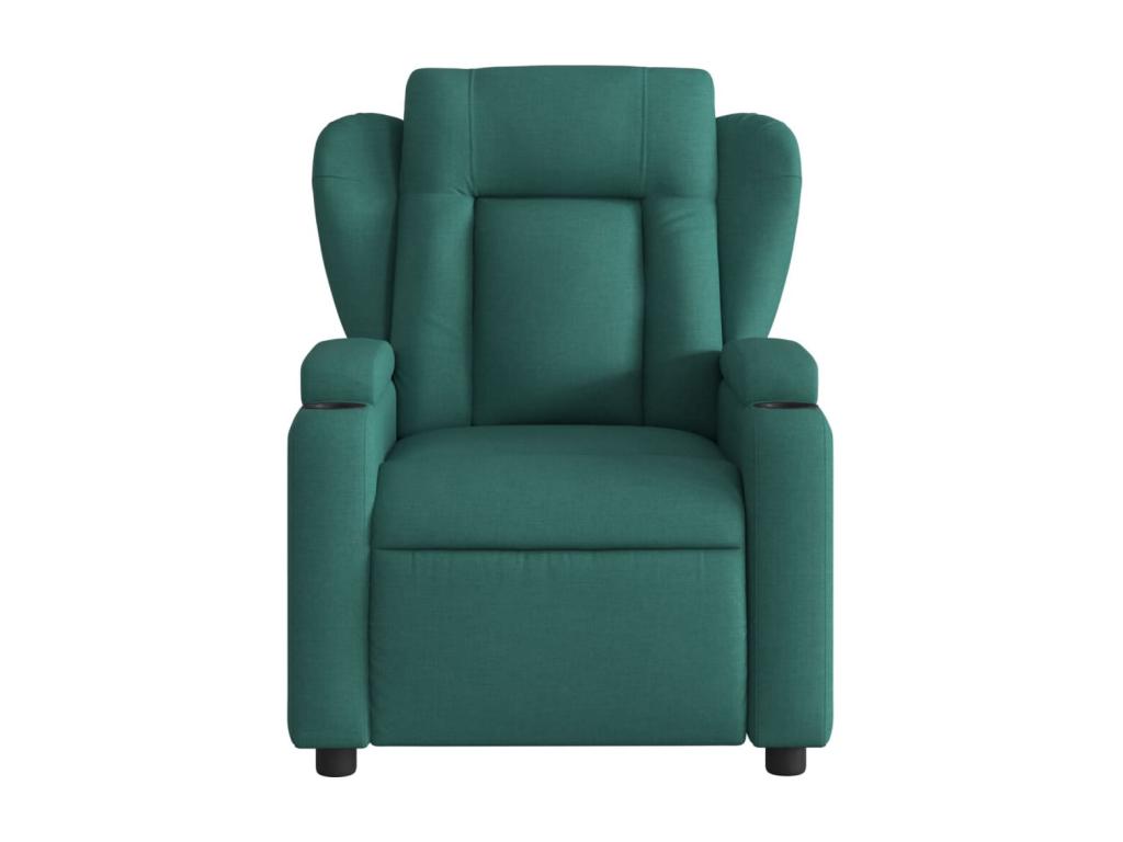 Dark Green Fabric Reclining Armchair HJHL65219