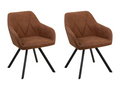 Set of 2 MONEE dining chairs, golden brown, IKZG14391