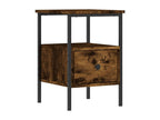 Smoked oak bedside table, 34x36x50 cm, Zensovaingenierie JPBQ15731