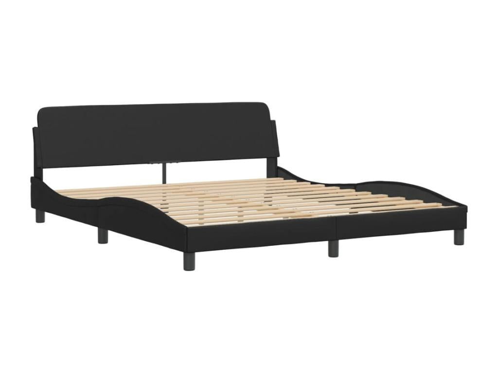 Zensova bed with mattress 180x200 cm faux leather TUDH76339