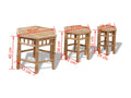 Elariva 3-piece garden stools ZDAD45705