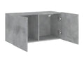Wall-mounted TV unit, concrete grey, 80x30x41 cm EBFW60728