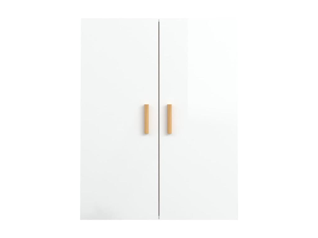 Wall-mounted cabinet, glossy white, 69.5x34x90 cm, OIUX42571