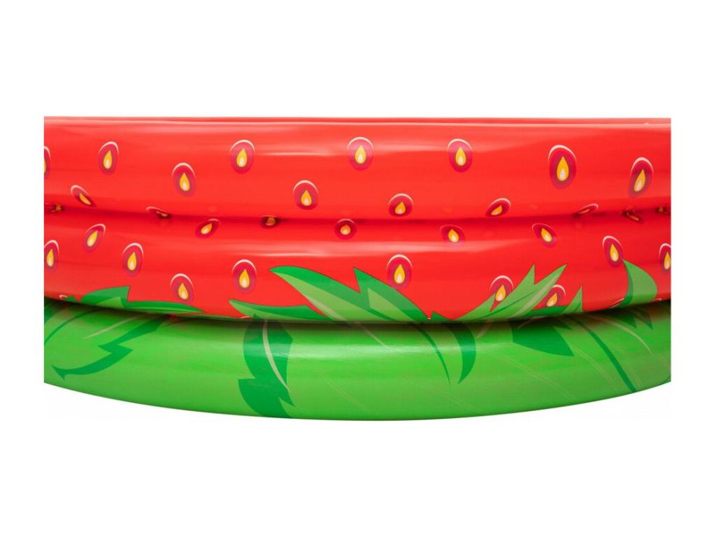 Round inflatable strawberry paddling pool - Sweet Strawberry - 160x38 cm ZZPH71482