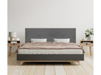 Zensova Natural Linen Headboard with Buttons 160x105cm with Legs for 150/160cm Beds - Dark Grey NSFG59076