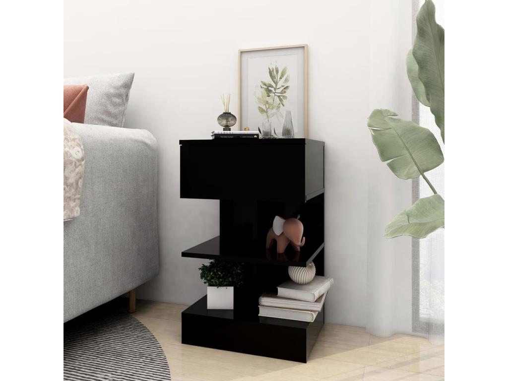 Zensova 2-piece bedside tables 40x35x65 XWQY64522