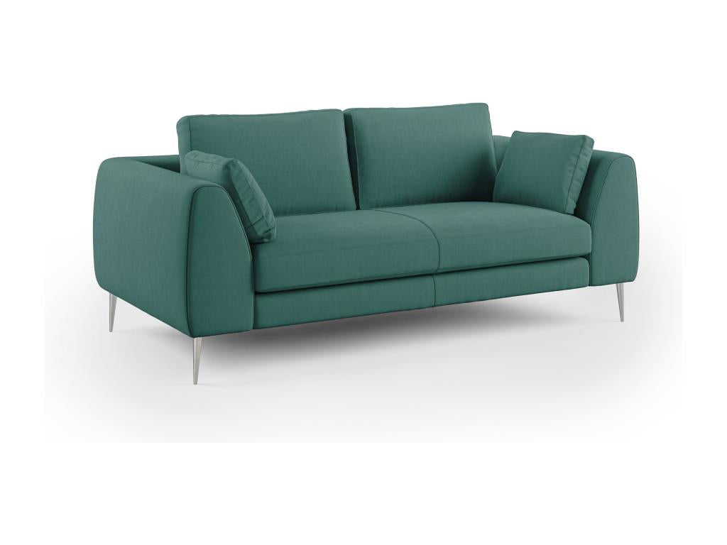 Zensova Modern Sofa in Detachable Technical Microfiber T11 216 cm Duck Blue IKKL16340