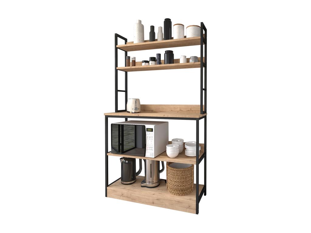 5-Tier Metal Kitchen Shelf 161x101x36 Zensova YWSA58134