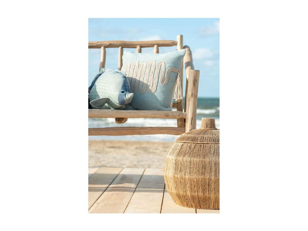 Set of 2 Round Baskets in Natural Lumenao - Lumenao WJUK65380