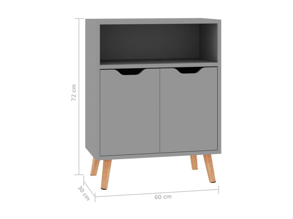 Gray Sideboard 60x30x72 WRHX96719