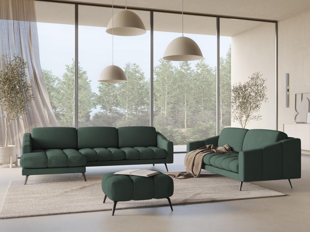 Left corner sofa in Zensova - green - Zensova IPMF21817
