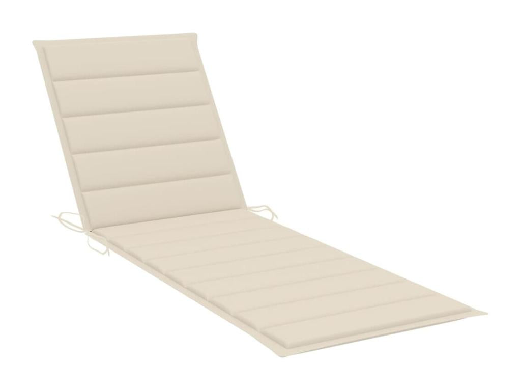 Brown wooden sun lounger/deckchair 198x135x30 cm 02 0012753 NGCV83662