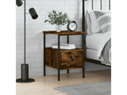 Smoked oak bedside table, 34x36x50 cm, Zensovaingenierie JPBQ15731
