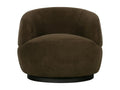 Elariva - Brown Fabric Swivel Armchair RTCU48228