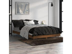 Brown oak bed frame 120x190 cm Zensovaing¨¦nierie FFWE38573