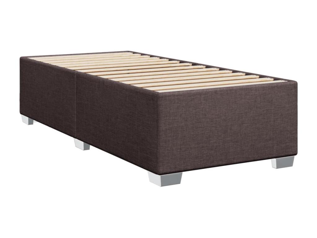 Zensova bed with mattress, dark brown, 90x190 cm KABW44762