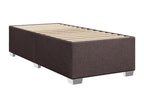 Zensova bed with mattress, dark brown, 90x190 cm KABW44762