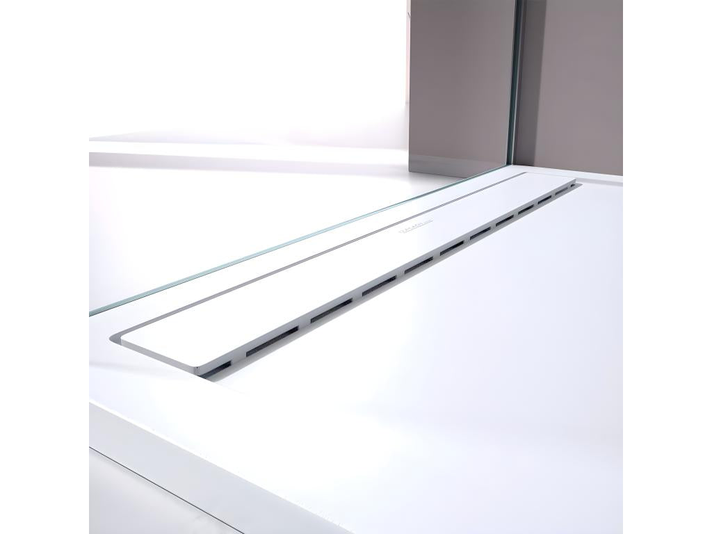 Zensova SMART White Smooth Finish Shower Tray with Colored Grid - 80x70 cm RLAP73829