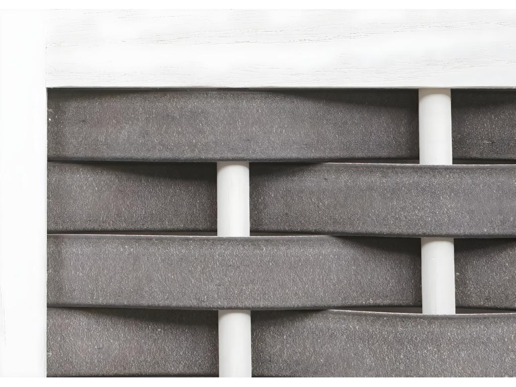 Zensova-K86 white shelf with grey braiding HKUK90413